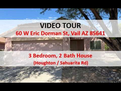 3 BR 2BA House for Rent in Vail  (Houghton/Sahuarita Rd) property video