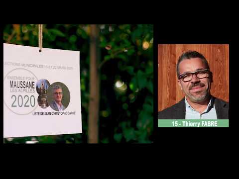 PRISE DE PAROLE de Thierry FABRE, liste ENSEMBLE POUR MAUSSANE-LES-ALPILLES.
