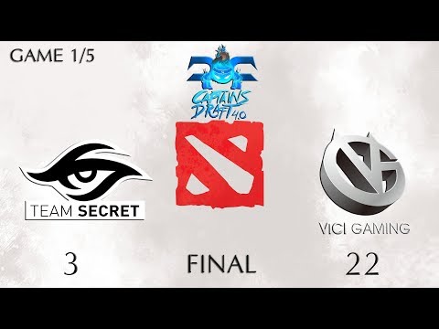 Secret vs VG Highlights FINAL Captains Draft 4.0 Minor | Game 1