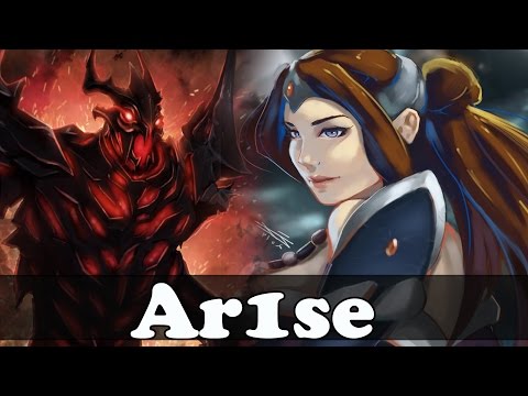 Ar1se 7000 MMR Plays Shadow Fiend and Mirana - Dota 2