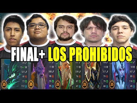 SACANDO A LOS PROHIBIDOS "ELITE WOLVES vs TEAM BRAZIL" - MEKANS LEAGUE DOTA 2