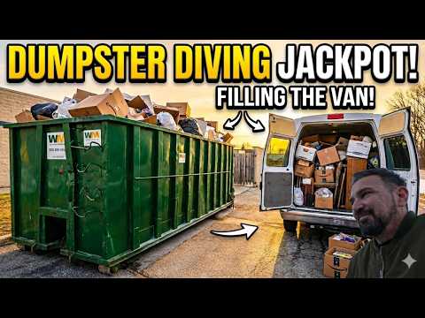 Giant Dumpster Diving Haul (and Our Most Expensive Find Ever!)