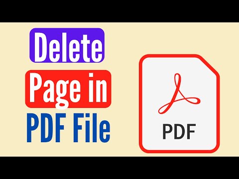 How to Delete Page in PDF File | How to Remove Pages from a PDF File