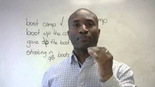 English Idioms - BOOT