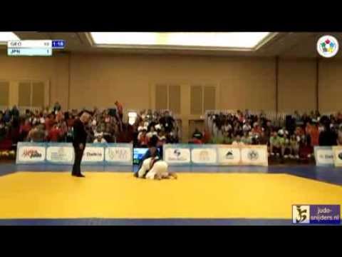 Judo 2013: Beglarashvili (GEO) - Umekita (JPN) [-50kg] semi-final