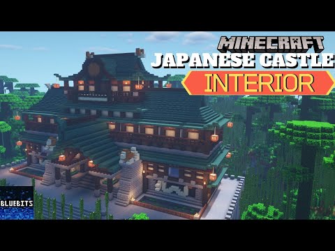 Minecraft Tutorial - How to Build the Japanese Castle #5 Interior Design