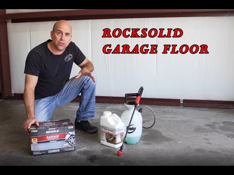 Doing it right for the first time!  Rust-Oleum Rock Solid Garage Floor Coating