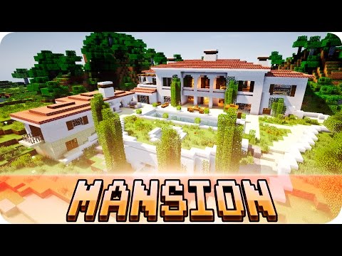 Minecraft - Beautiful Italian Mansion - House Map w/ Download