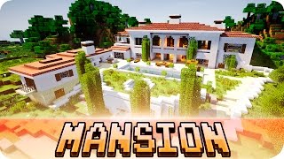 Minecraft - Beautiful Italian Mansion - House Map w/ Download