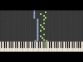 Yann Tiersen - Comptine d'été No.17 (Toy Piano) (Synthesia Tutorial)