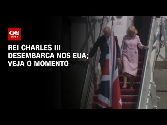 Rei Charles III chega aos EUA para visita oficial | CNN 360º
