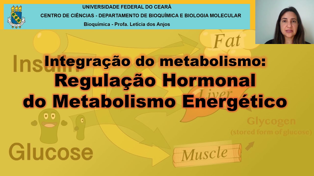 Bioquímica - Aula 15 - Integração Metabólica: Regulação Hormonal