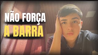 Pare de forçar, Deus vai te unir com a pessoa certa. 