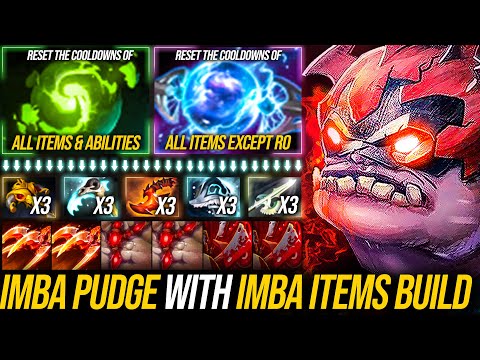 Absolutely IMBA Pudge Refresher Orb + Ex Machina Tier 5 Crazy Infinite Combo | Pudge Official