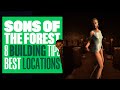 8 Sons Of The Forest Building Tips - ICE BASES, PATHFINDING AND BEST LOCATIONS