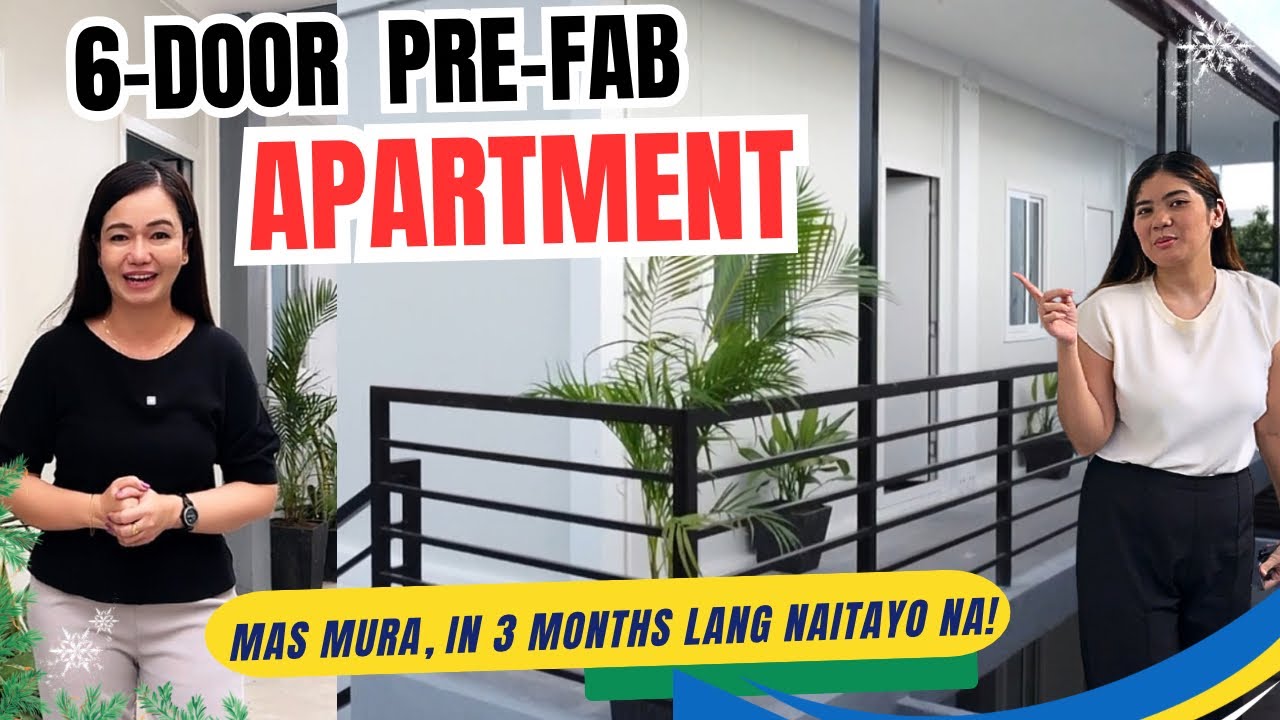 Instant Bahay, instant APARTMENT /PRE-FAB CONSTRUCTION Ideas/ Advantages,Cost atbp