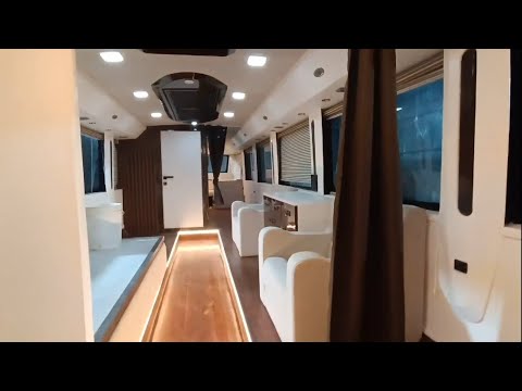 Black camper vanity van