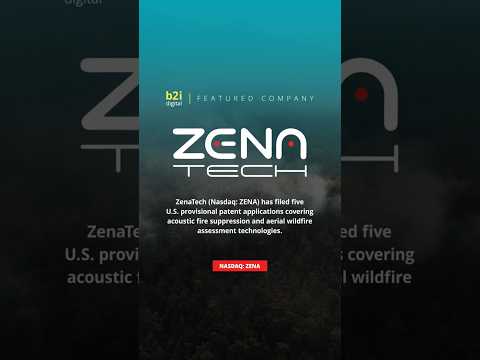 Watch on YouTube: ZenaTech, Inc. (Nasdaq: ZENA) has filed five U.S. provisional patent applications