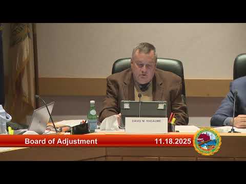 11.18.2025 Board of Adjustment