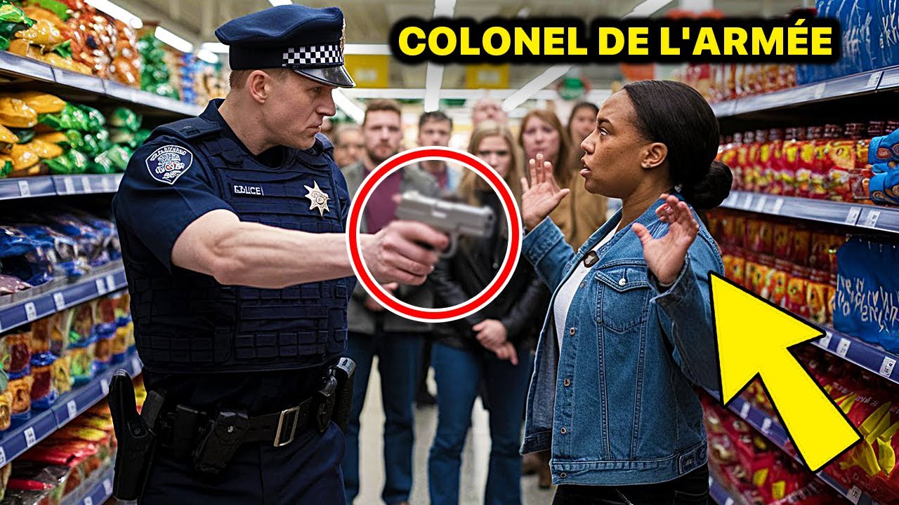 UN POLICIER BRAQUE SON ARME SUR UNE SUPÉRIEURE MILITAIRE ET PERD SON EMPLOI SUR-LE-CHAMP...