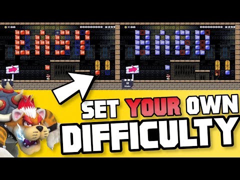 How To Choose Your Own DIFFICULTY in Super Mario Maker 2