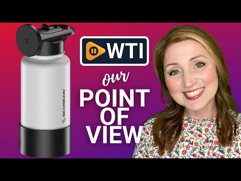 Scosche MagicMount Flask 32oz Stainless Steel Hot & Cold Insulated Sport Water Bottle w/Magnetic Mount Tripod Phone Stand - WTI product video review