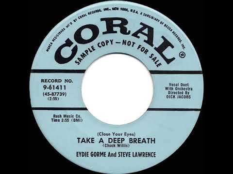 1955 Eydie Gorme & Steve Lawrence - Close Your Eyes (as “Take A Deep Breath”)
