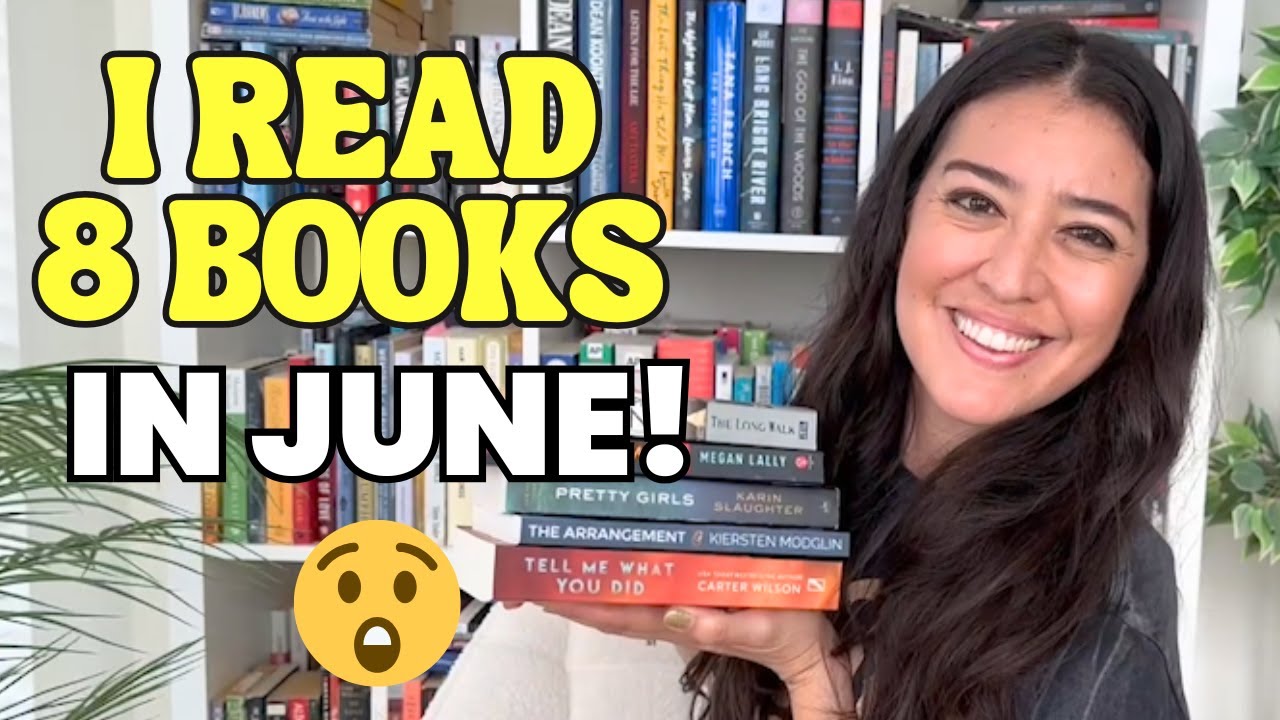 Read the MOST books EVER in June! | June 2025 Reading Wrap-Up