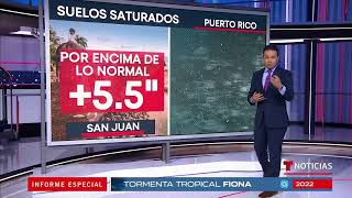Se espera mucha lluvia en todo Puerto Rico por causa del huracán Fiona | Noticias Telemundo