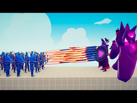 UPDATED ODIN vs 100x RANGED UNITS | TABS Totally Accurate Battle Simulator
