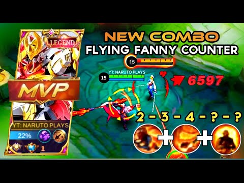 SUN NEW COMBO TO COUNTER PRO FANNY | SUN BUILD AND EMBLEM 2022 BY NARUTO PLAYS | MLBB