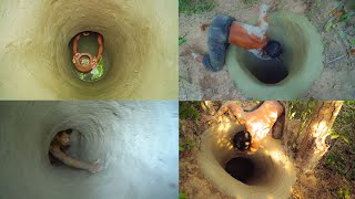 Build The Most Top 4 Secret Tunnel Underground House And Tunnel Swimming Pool