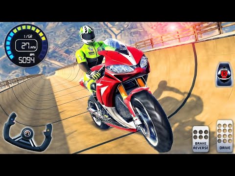 Mega Ramp GT Bike Stunt Racing Simulator - Mega Ramp Bike Racing Simulator 3D - Android GamePlay