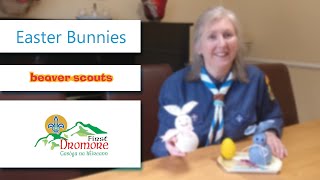 Create your own Easter Bunnies 🐰 No-cost craft activity for Beaver Scouts