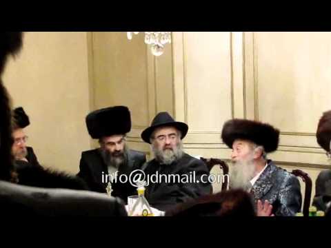 Spinka Rebbe From Antwerp Visiting Toronto Elul 5771