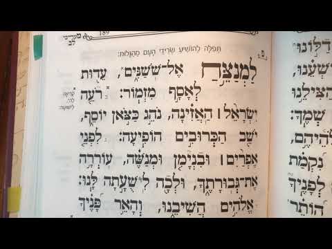 תהלים פ Tehillim Psalm 80