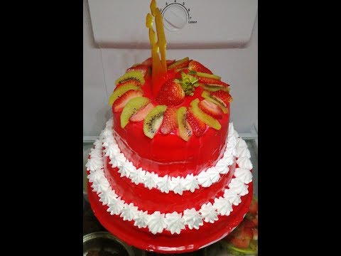 Three Tier Special Wedding Cake Red Velvet - Rec. 59