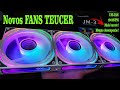 Reviews FAN Teucer JM-3 uni-fan ARGB + instalação