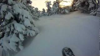 preview picture of video 'Freeride Chamrousse Snowboard with GoPro'