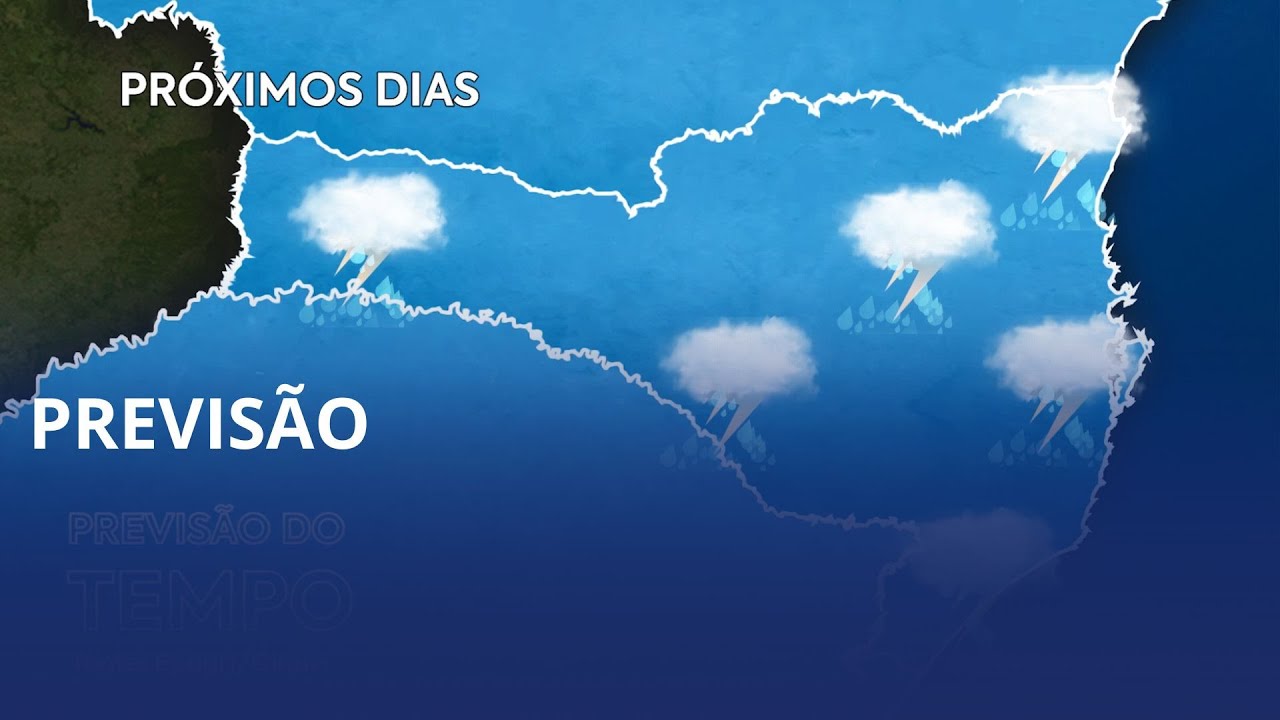 Alerta para a chegada de chuvas potencialmente fortes ao estado entre a noite de hoje e madrugada de terça