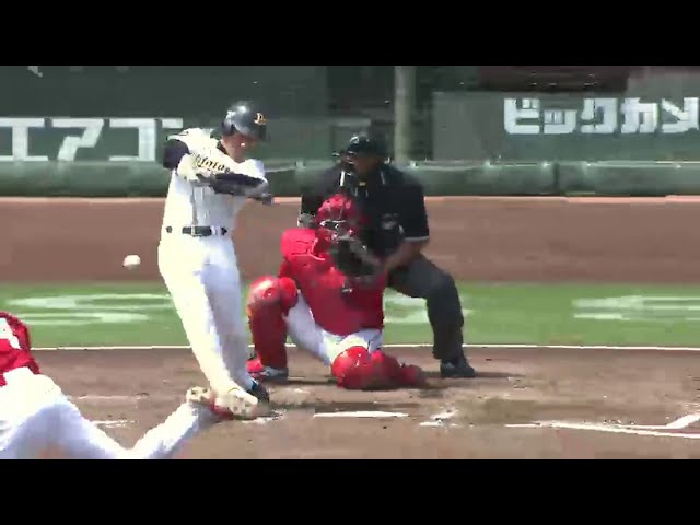 2回裏 バファローズ・平野恵 2アウト2・3塁でカープ・大瀬良から勝ち越しタイムリー!!  2014/5/24 Bs-C