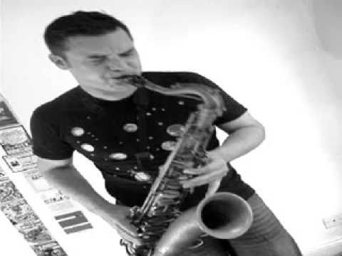 Brandon Allen - tenor sax - Dylan Howe Quartet tour 2011