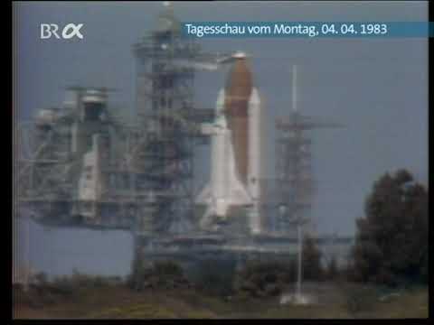 ARD Tagesschau vom 04.04.1983 - Shuttle STS-6 Start