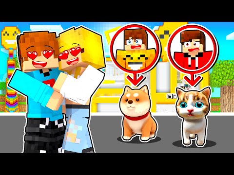 Szpieguje MOICH PRZYJACIÓŁ jako PIES i KOT z Sebek w Minecraft!