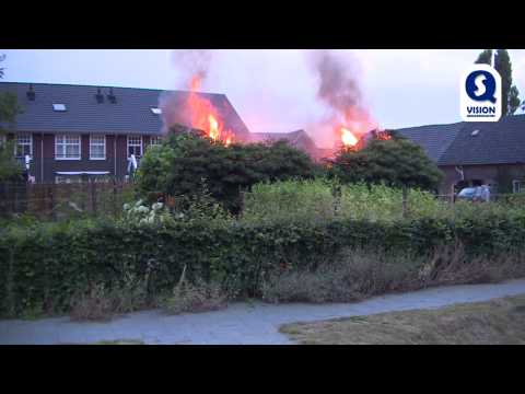 Kunstatelier door brand verwoest in Waalre