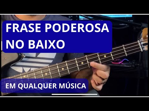 FRASE NO BAIXO - PADRÃO TOP PRA APLICAR NO BAIXO - Denis Roberto