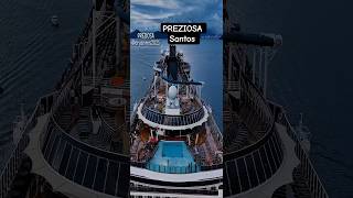MSC PREZIOSA navio ship cruzeiro Santos Argentina Uruguai @cruzeiros2025 #maior #drone #shorts