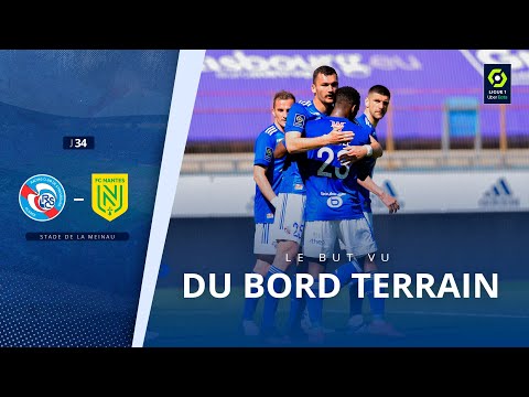 Racing-FC Nantes (1-2) : le but de Ludovic Ajorque vu du bord terrain