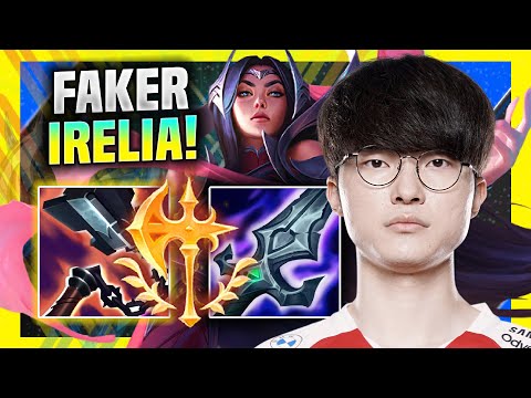 FAKER DOMINATING WITH IRELIA! - T1 Faker Plays Irelia Mid vs Sion! | Season 11