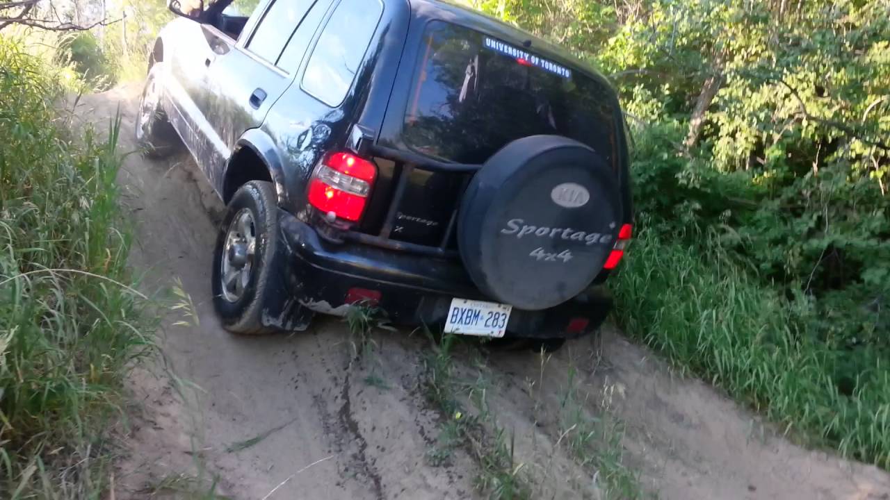 Kia sporTage 4x4 off roading